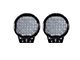 Classic Pro Roll Bar with 9-Inch Black Round Flood LED Lights; Black (15-22 Colorado)