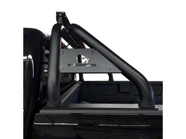 Classic Roll Bar with 7-Inch Black Round LED Lights; Black (15-22 Colorado)