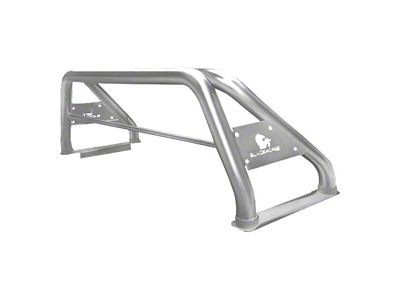 Classic Roll Bar for Tonneau Cover with 40-Inch LED Light Bar; Stainless Steel (15-22 Colorado)