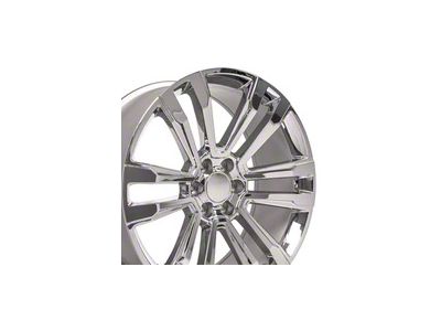 CV44 Chrome 6-Lug Wheel; 24x10; 24mm Offset (23-26 Colorado)
