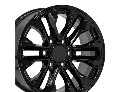 CV69 Gloss Black 6-Lug Wheel; 18x8.5; 26mm Offset (23-25 Colorado)