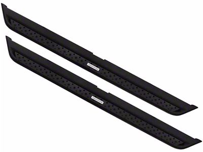 Go Rhino Dominator Xtreme DSS Slider Side Step Bars; Textured Black (15-24 Colorado Crew Cab)