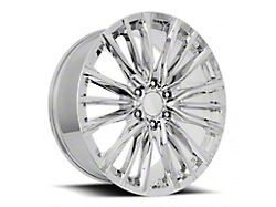 Escalade Platinum V Replica Chrome 6-Lug Wheel; 22x9; 28mm Offset (23-26 Colorado)