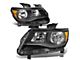 Factory Style Headlights with Amber Corners; Black Housing; Clear Lens (15-22 Colorado)