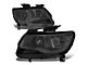 Factory Style Headlights with Clear Corners; Chrome Housing; Smoked Lens (15-22 Colorado)