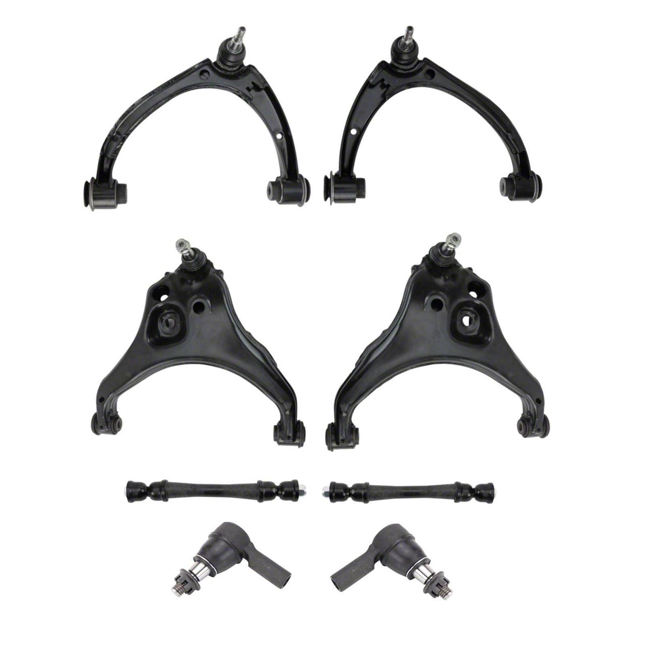 thumbnail image 2 of MaXpeedingrods 8pc Front Suspension Kit For Land Rover Range Rover 2003-2011 – Upper/Lower Control Arms, Ball Joints, Sway Bar Links – Direct Replace LR018344, RBJ500710, RBK500210 2 of 2
