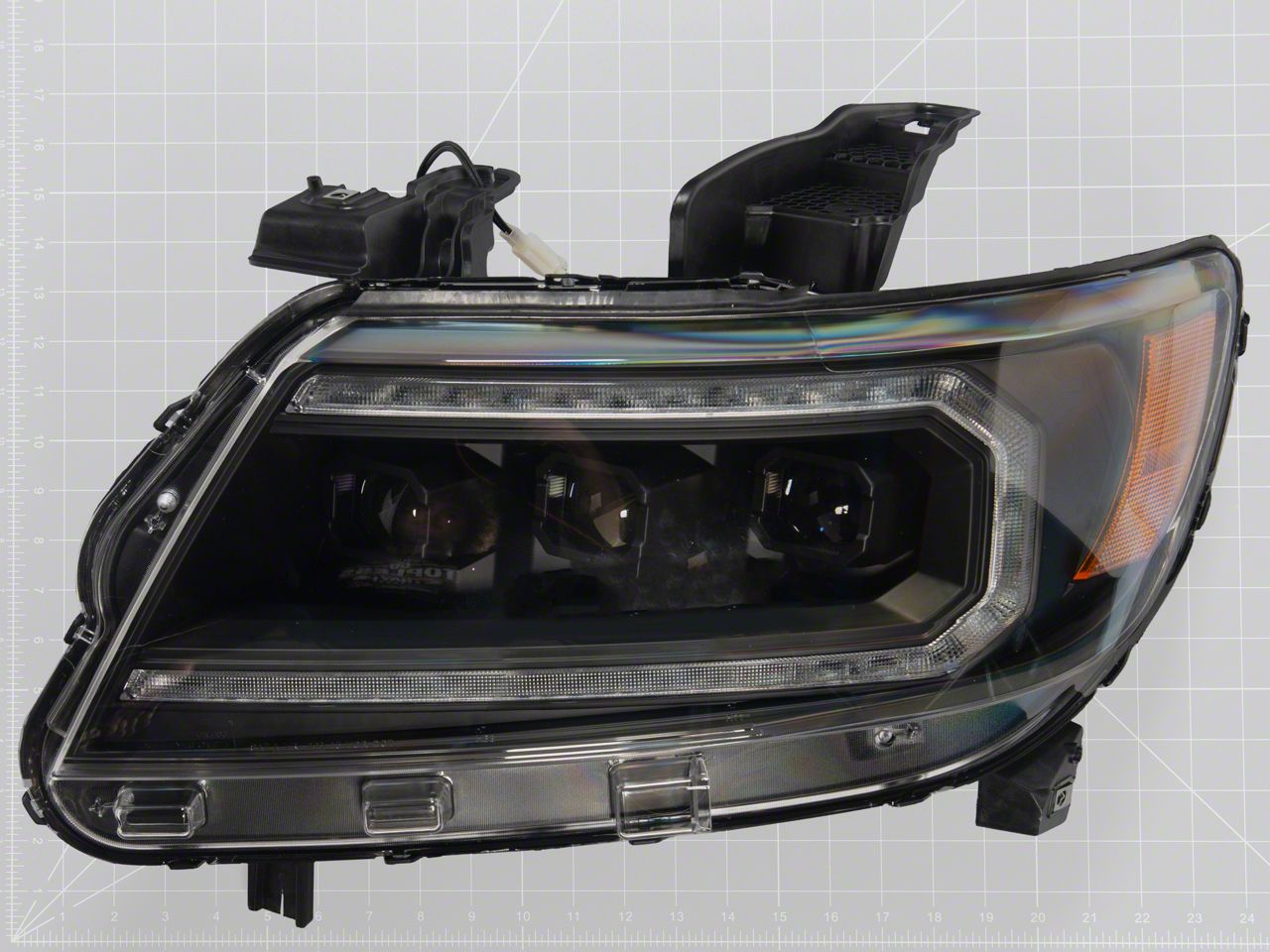 Munirater Projector Headlight Assembly – Driver LH Side, For Chevrolet Colorado LT/Z71/ZR2 2015-2021, Halogen