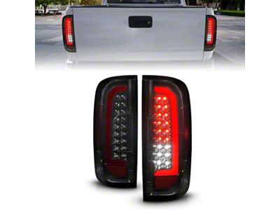 Full LED Tail Lights; Black Housing; Smoked Lens (15-22 Colorado)