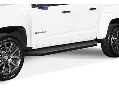 H-Style Running Boards; Black (15-26 Colorado Crew Cab)