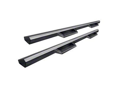 Impact Heavy Duty Drop Side Step Bars; Black (15-22 Colorado Crew Cab)