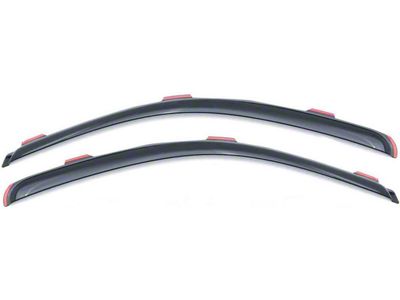 In-Channel Ventvisor Window Deflectors; Front; Dark Smoke (15-22 Colorado)