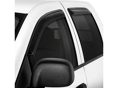 In-Channel Window Deflectors; Front and Rear; Smoke (15-22 Colorado Crew Cab)