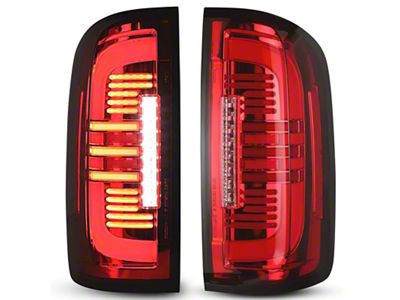 LED Sequential Tail Lights; Chrome Housing; Red Lens (15-22 Colorado)