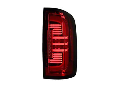 LED Tail Lights; Chrome Housing; Red Lens (15-22 Colorado)