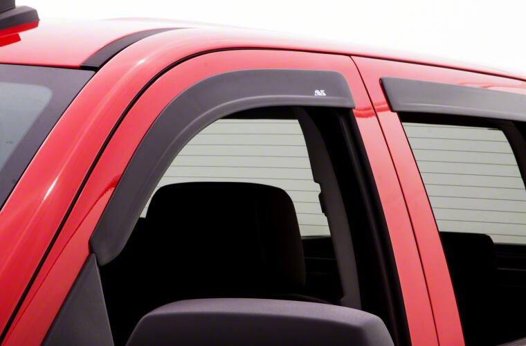 Colorado Low Profile Ventvisor Window Deflectors; Front and Rear; Matte