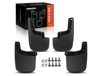 Mud Flap Splash Guards; Front and Rear (15-22 Canyon w/o OE Fender Flares)