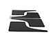 Mud Flaps; Front and Rear; Gloss Black Vinyl (15-22 Colorado)