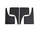 Mud Flaps; Front and Rear; Textured Black (23-24 Colorado)