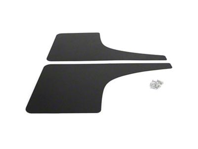 Mud Flaps; Front; Textured Black (23-25 Colorado)