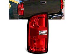 OE Style Tail Light; Chrome Housing; Clear Lens; Driver Side (15-22 Colorado)