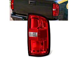 OE Style Tail Light; Chrome Housing; Clear Lens; Passenger Side (15-22 Colorado)