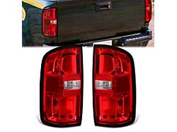 OE Style Tail Lights; Chrome Housing; Clear Lens (15-22 Colorado)