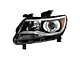 OEM Style Halogen Projector Headlight; Black Housing; Clear Lens; Driver Side (15-22 Colorado w/ Factory Halogen Headlights)