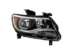 OEM Style Headlight; Black Housing; Clear Lens; Passenger Side (15-17 Colorado w/ Factory Halogen Headlights)