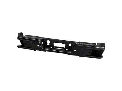 OEM Style Rear Bumper; Pre-Drilled for Backup Sensors; Black (19-22 Colorado)