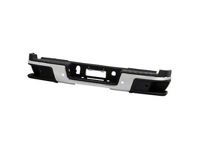 OEM Style Rear Bumper; Pre-Drilled for Backup Sensors; Chrome (19-22 Colorado)