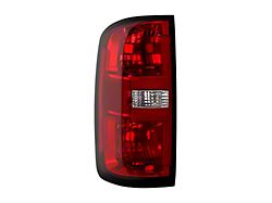 OEM Style Tail Light; Chrome Housing; Red/Clear Lens; Driver Side (15-19 Colorado w/ Factory Halogen Tail Lights)