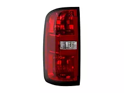 OEM Style Tail Light; Chrome Housing; Red/Clear Lens; Driver Side (15-19 Colorado w/ Factory Halogen Tail Lights)