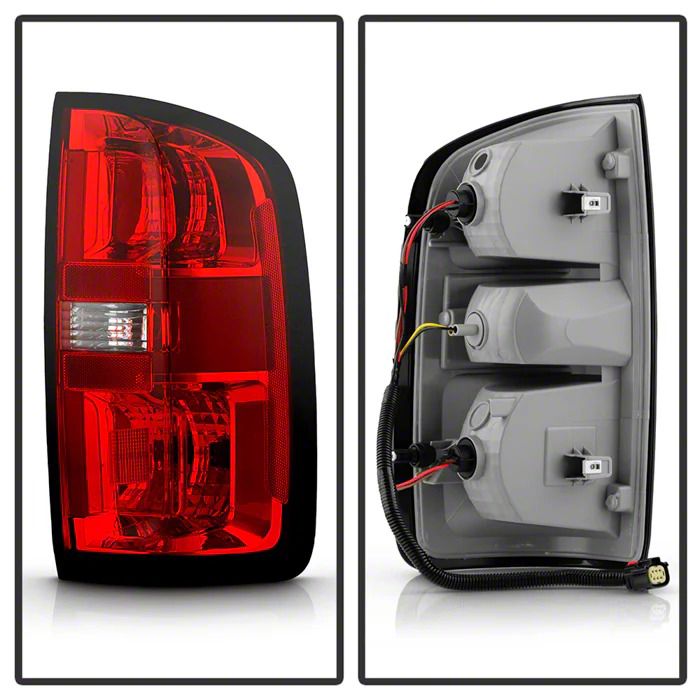 レッドクォーツ　チャルコパイライト　中国 Colorado OEM Style Tail Lights; Chrome Housing; Red/Clear Lens (15