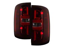 OEM Style Tail Lights; Chrome Housing; Smoked Lens (15-19 Colorado w/ Factory Halogen Tail Lights)