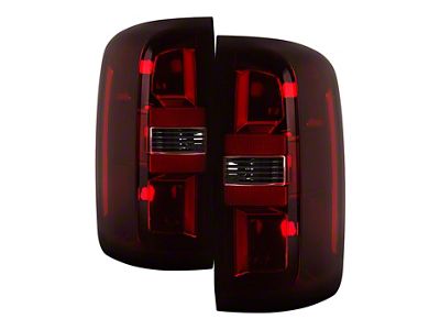 OEM Style Tail Lights; Chrome Housing; Smoked Lens (15-19 Colorado w/ Factory Halogen Tail Lights)