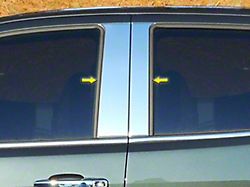 Pillar Post Trim; Stainless Steel; 4-Piece (15-22 Colorado Crew Cab)
