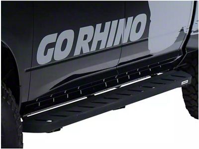 Go Rhino RB10 Running Boards; Protective Bedliner Coating (15-25 Colorado Crew Cab)