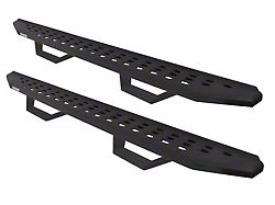 Go Rhino RB20 Running Boards with Drop Steps; Protective Bedliner Coating (15-26 Colorado Crew Cab)