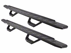 Go Rhino RB30 Running Boards with Drop Steps; Textured Black (15-26 Colorado Crew Cab)