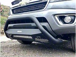 Go Rhino RC4 LR Bull Bar with 20-Inch LED Light Bar Mount; Textured Black (15-20 Colorado, Excluding ZR2)