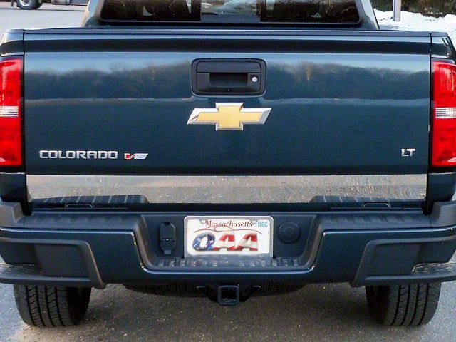 Rear Tailgate Accent Trim; Stainless Steel (15-22 Colorado)
