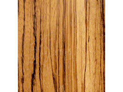 RETROLINER Real Wood Bed Liner; Zebra Wood; HydroShine Finish; Mild Steel Punched Bed Strips (15-22 Colorado w/ 5-Foot Short Box)