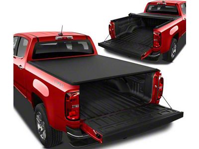 Roll Up Style Tonneau Cover; Black (15-22 Colorado w/ 5-Foot Short Box)