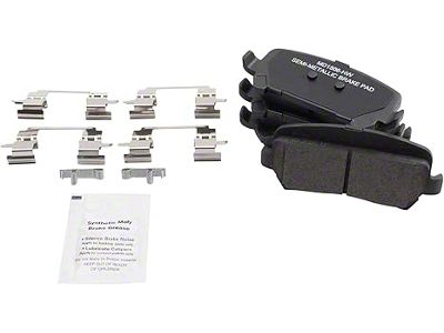 Semi-Metallic Brake Pads; Rear Pair (15-20 Colorado)