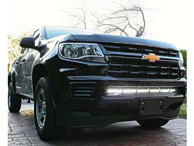 Single 40-Inch Amber LED Light Bar with Grille Mounting Brackets (21-22 Colorado, Excluding ZR2)