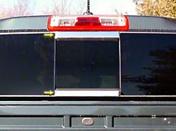 Sliding Rear Window Trim Accents; Stainless Steel (15-22 Colorado)