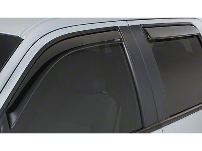 Snap-Inz In-Channel Sidewind Deflectors; Front and Rear; Smoke (15-22 Colorado Crew Cab)