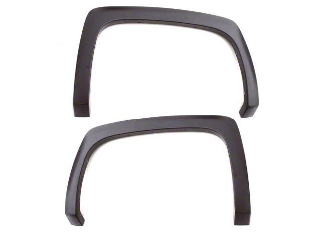 SX-Sport Style Fender Flares; Rear; Smooth (17-20 Colorado w/ 5-Foot Short Box, Excluding ZR2)