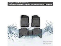 TOTALINER Heavy Duty Front and Rear Floor Liners; Black (15-22 Colorado Crew Cab)