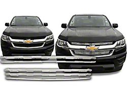 Upper Grille Overlay; Chrome (15-22 Colorado LT, WT)